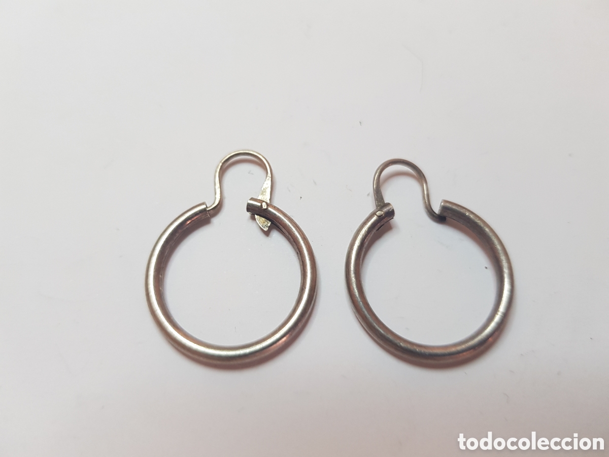 Joyeria: #891 Pendientes plata de ley 925 1,8cm - Foto 1