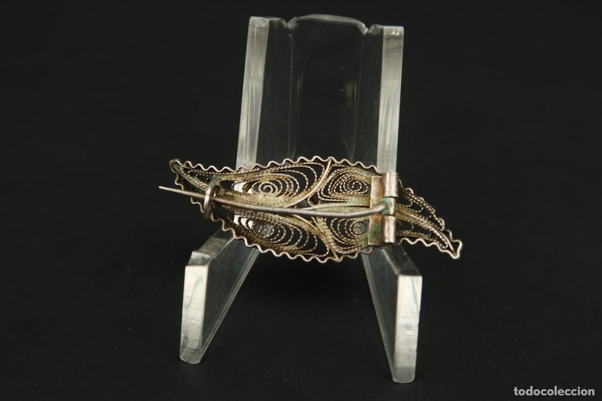 Joyeria: Antiguo Broche de Plata Filigrana - Foto 6