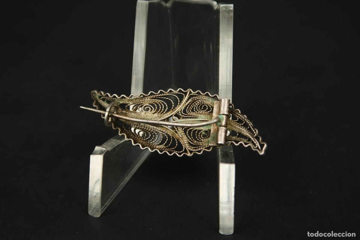 Joyeria: Antiguo Broche de Plata Filigrana - Foto 7