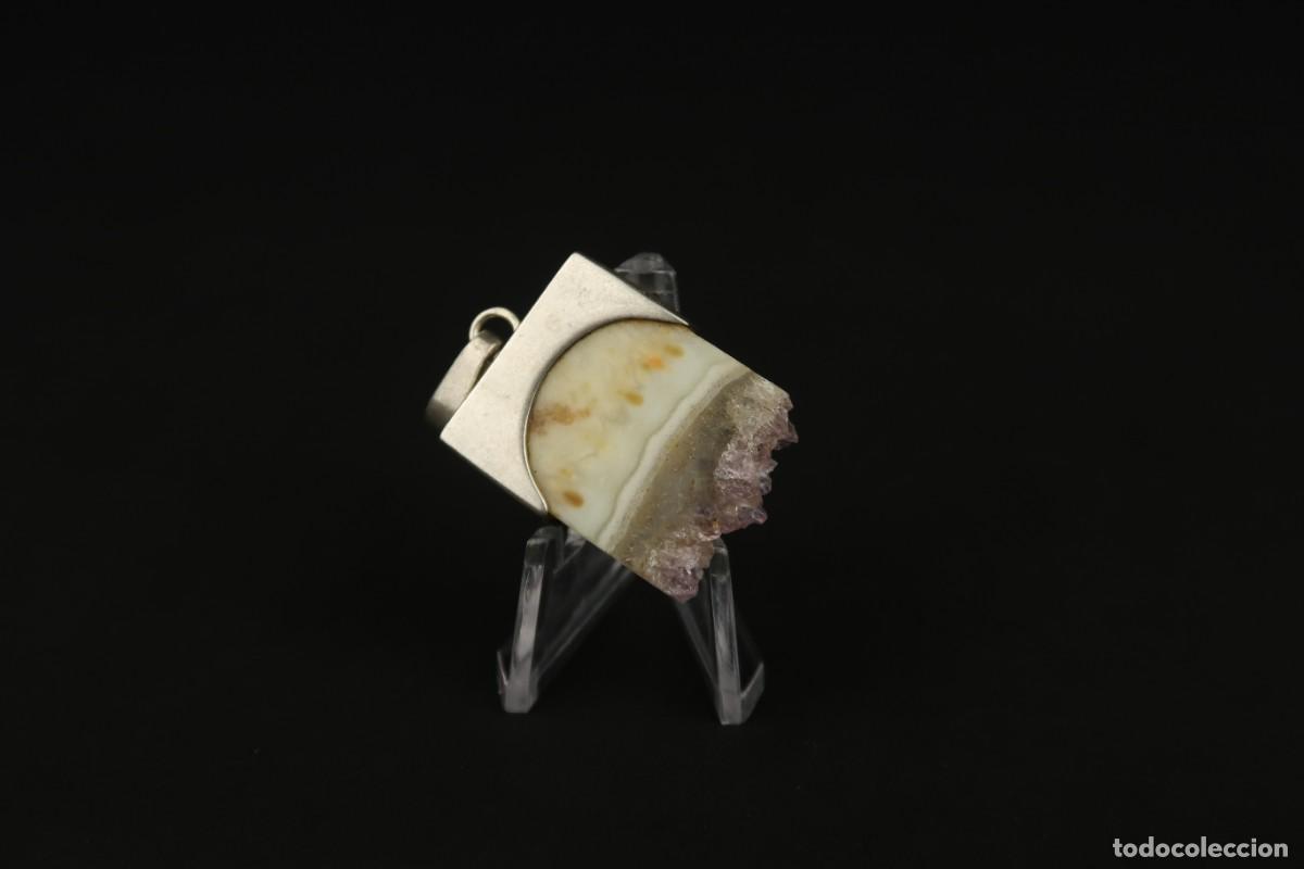Joyeria: Antiguo Colgante de Plata y &Aacute;gata - Foto 9