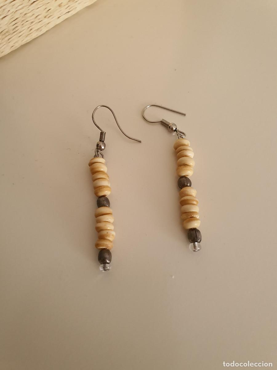 Joyeria: Conjunto collar y pendientes. &Eacute;tnico. Hueso - Foto 7