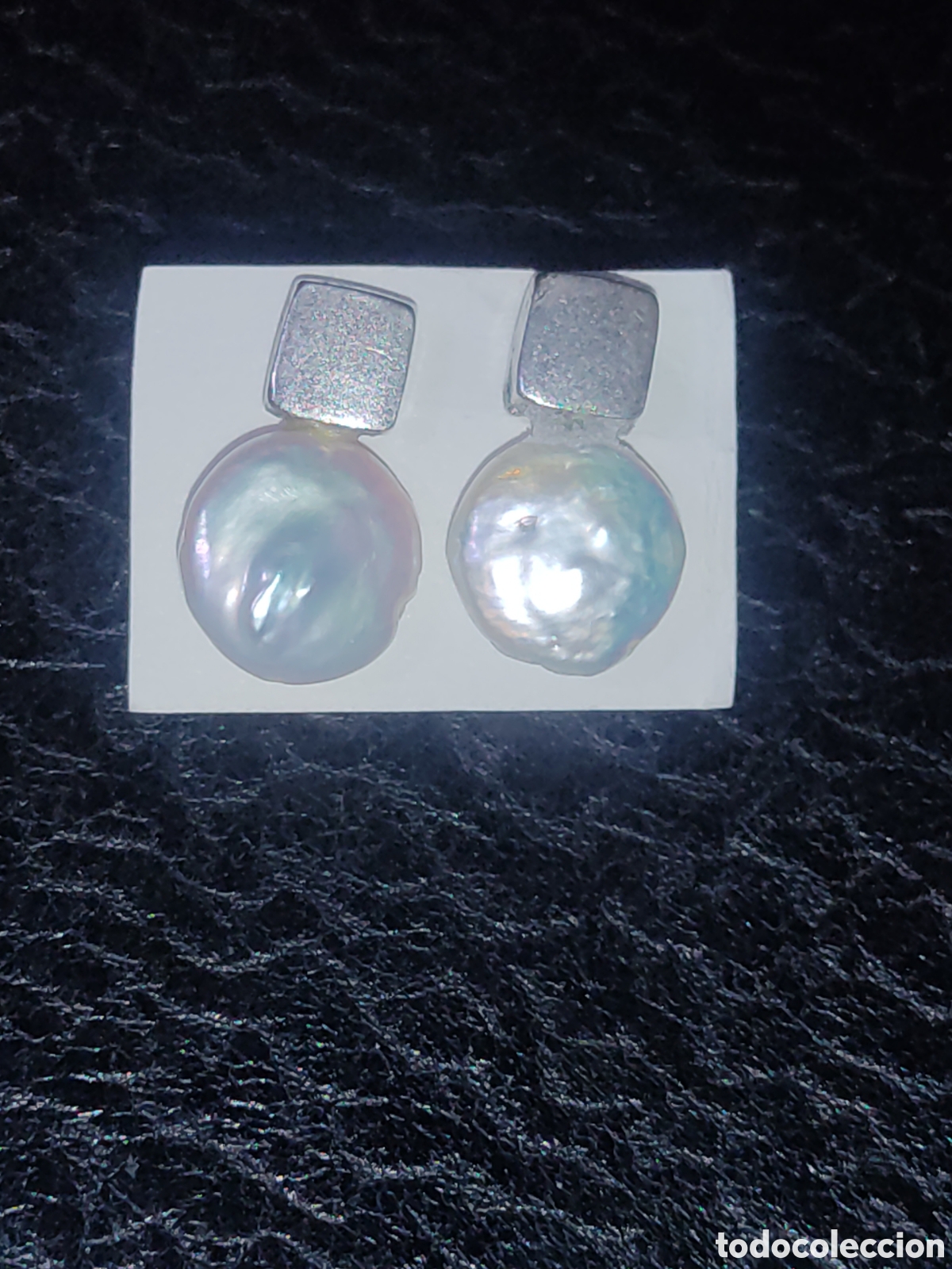 Joyeria: Pendientes de plata 925 y perlas.Vintage. - Foto 1