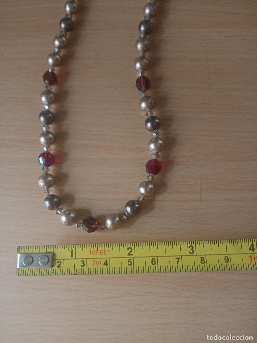 Joyeria: ANTIGUO COLLAR CORTO DE CUENTAS DE COLORES - Foto 2