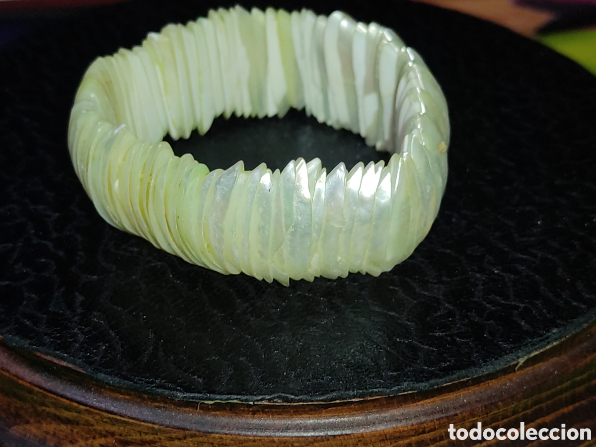 Joyeria: Pulsera de n&aacute;car.Vintage. - Foto 1