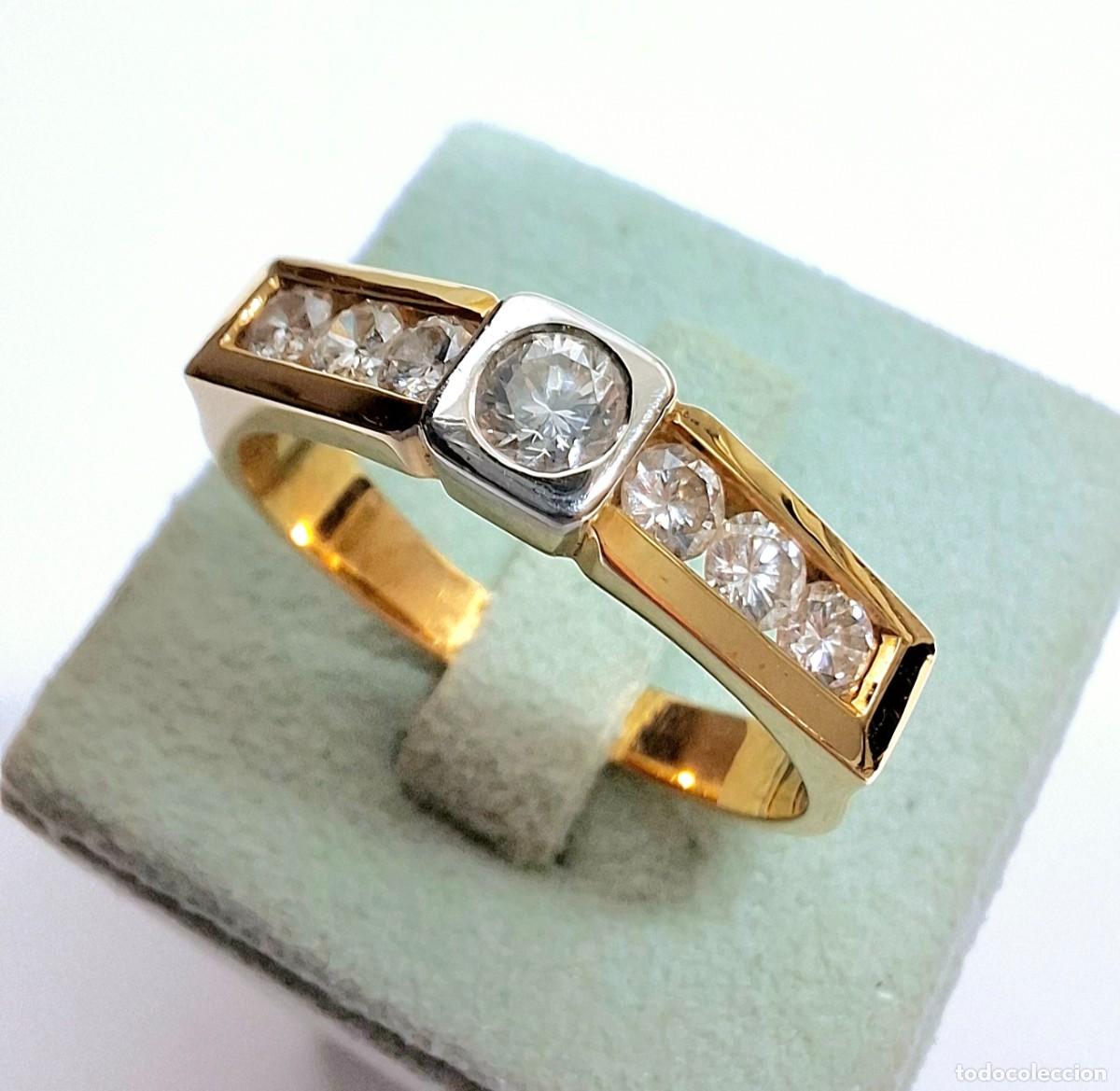 Joyeria: PRECIOSA SORTIJA DE ORO Y DIAMANTES - Foto 2