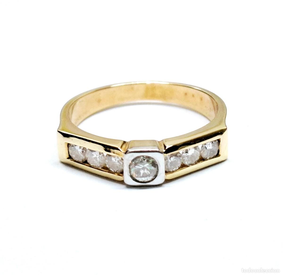 Joyeria: PRECIOSA SORTIJA DE ORO Y DIAMANTES - Foto 4