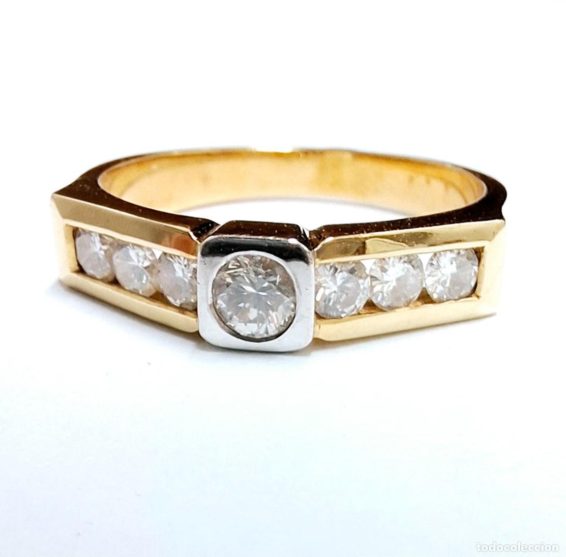 Joyeria: PRECIOSA SORTIJA DE ORO Y DIAMANTES - Foto 6