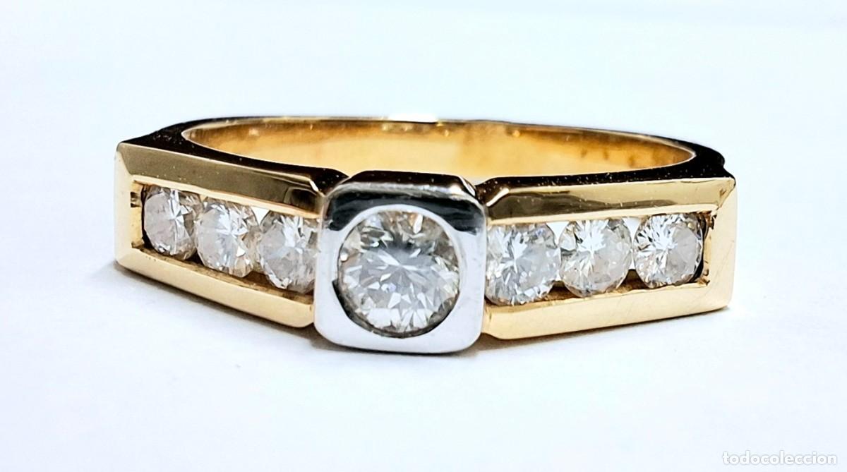 Joyeria: PRECIOSA SORTIJA DE ORO Y DIAMANTES - Foto 9