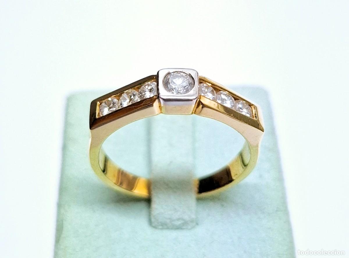 Joyeria: PRECIOSA SORTIJA DE ORO Y DIAMANTES - Foto 14
