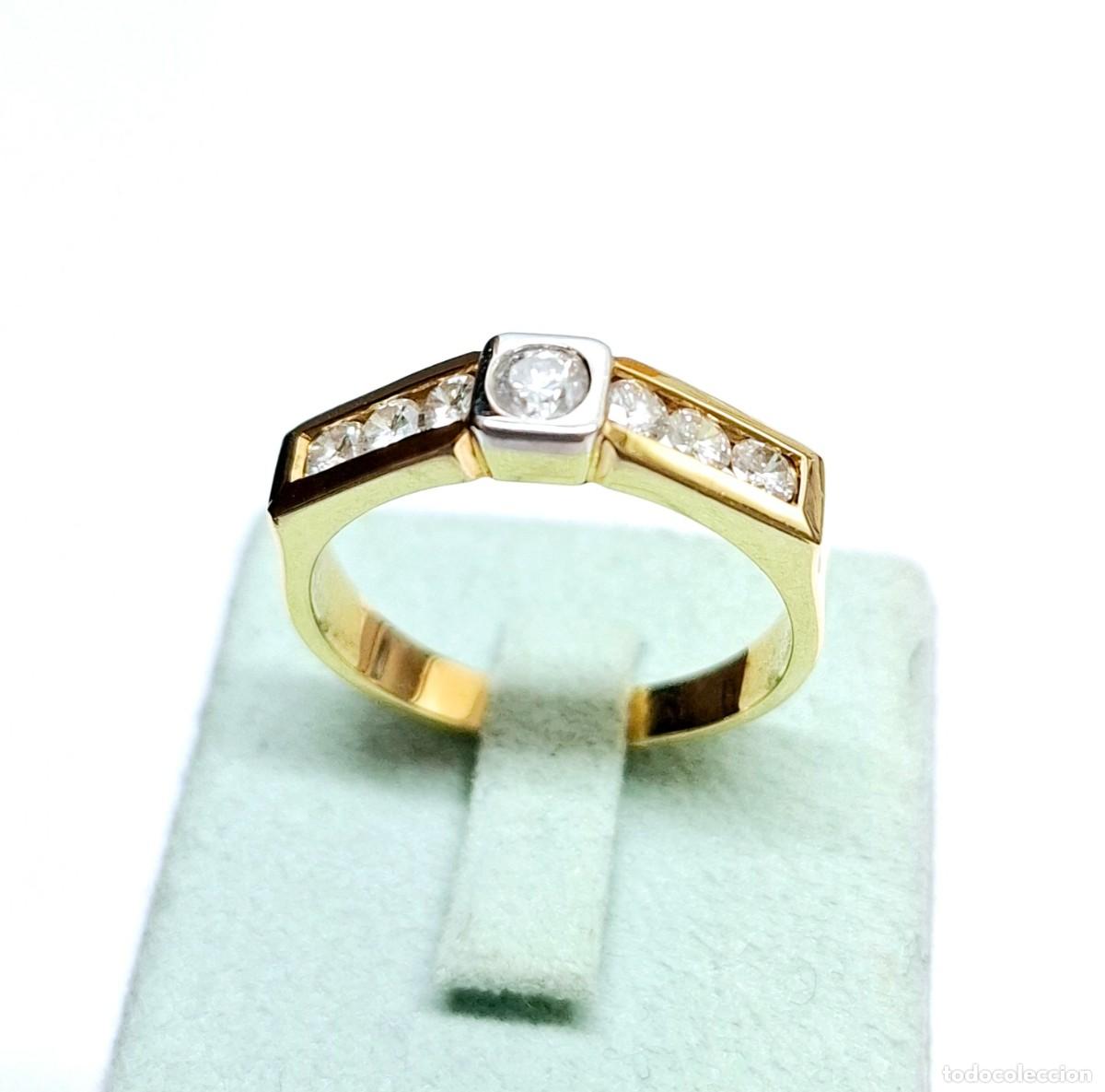 Joyeria: PRECIOSA SORTIJA DE ORO Y DIAMANTES - Foto 15
