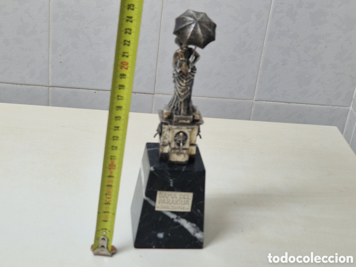 Joyeria: FIGURA DE MUJER CON PARAGUAS PLATA - Foto 15