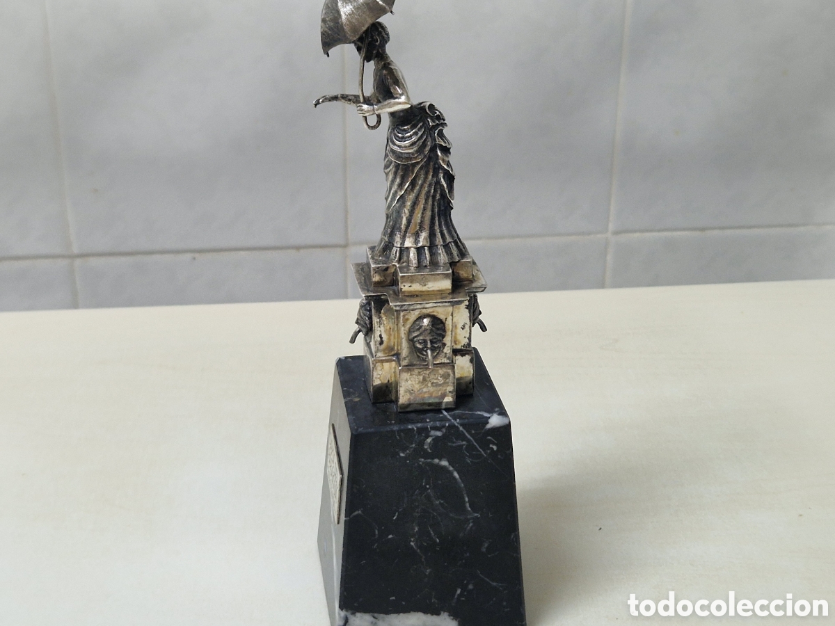 Joyeria: FIGURA DE MUJER CON PARAGUAS PLATA - Foto 19