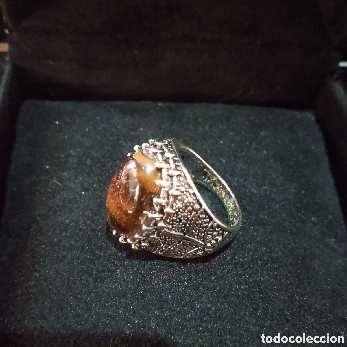 Joyeria: ANILLO CON OJO DE TIGRE. - Foto 3