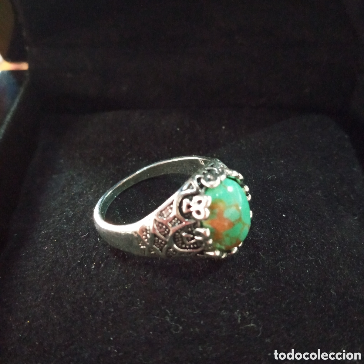 Joyeria: BONITO ANILLO CON PIEDRA TIPO TURQUESA - Foto 2