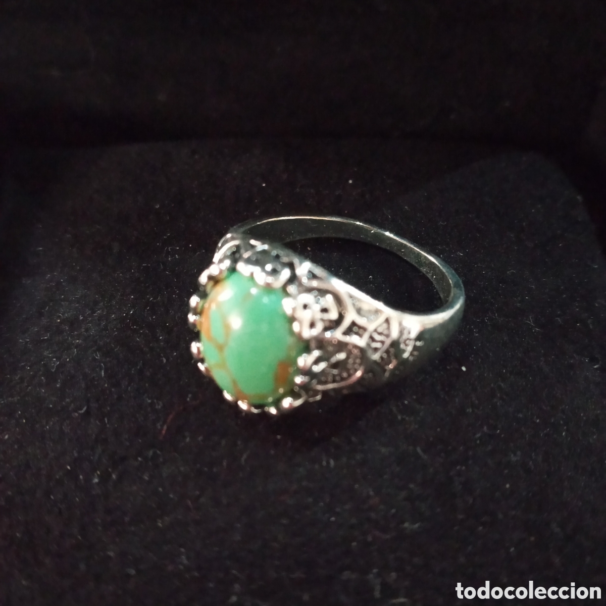 Joyeria: BONITO ANILLO CON PIEDRA TIPO TURQUESA - Foto 1