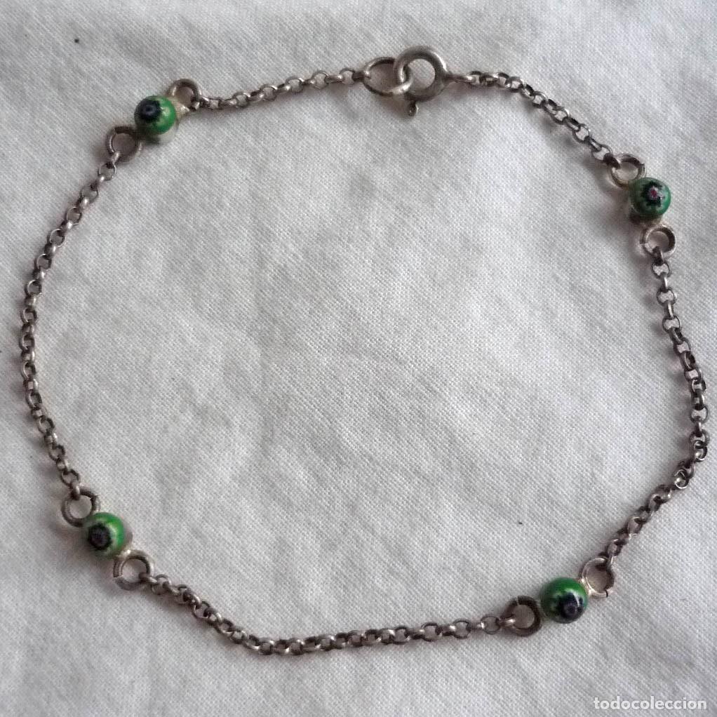 Joyeria: Pulsera de plata 925 con vidrios de murano - Foto 1