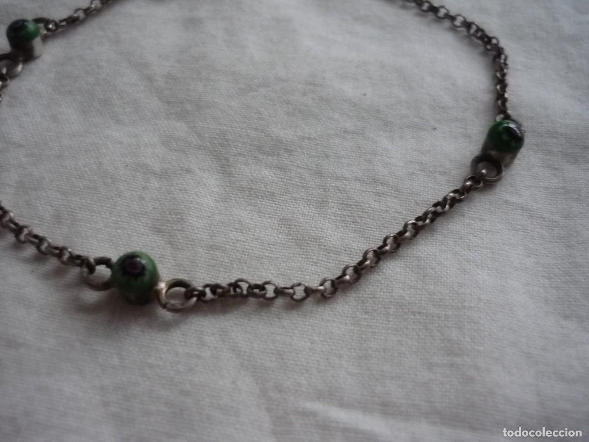 Joyeria: Pulsera de plata 925 con vidrios de murano - Foto 3