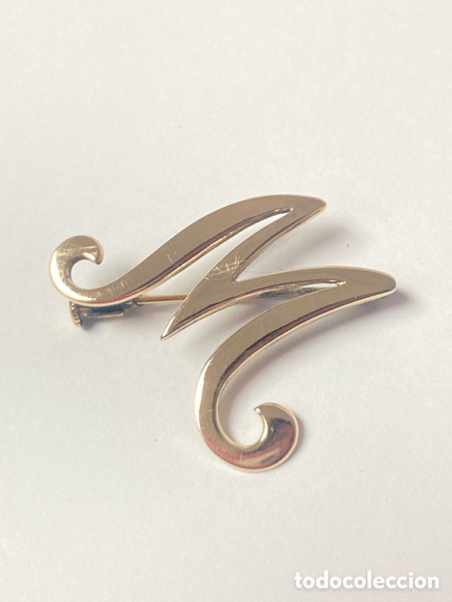 Joyeria: Broche de plata chapado oro /B63 - Foto 3