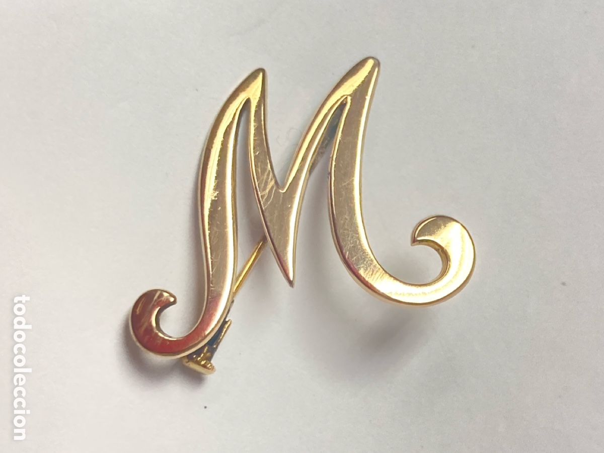 Joyeria: Broche de plata chapado oro /B63 - Foto 1