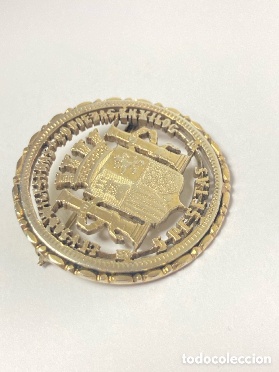 Joyeria: Broche moneda de 5 pesetas plata Calada B63 - Foto 4