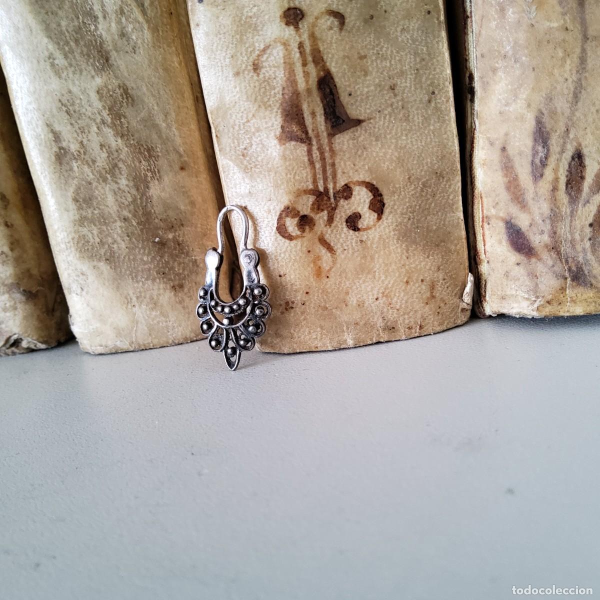 Joyeria: ANTIGUO PENDIENTE DE PLATA, SOLO UNO - Foto 2