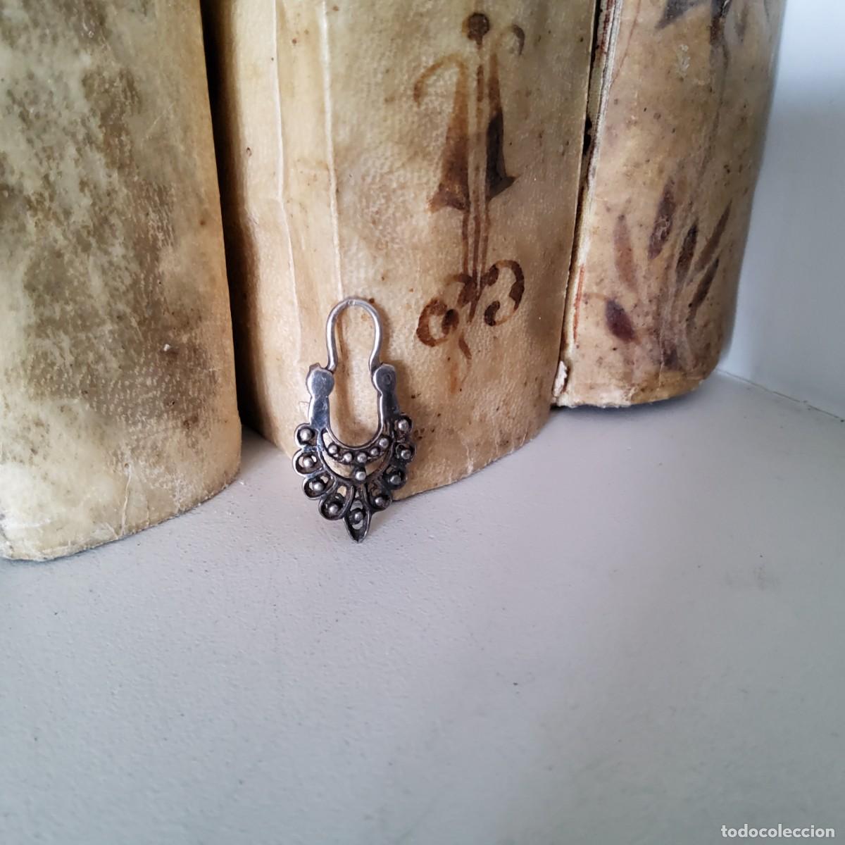 Joyeria: ANTIGUO PENDIENTE DE PLATA, SOLO UNO - Foto 3