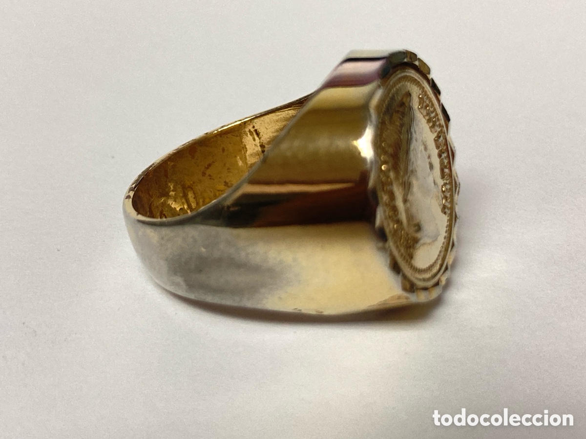 Joyeria: Sortija - sello dorado /S150 - Foto 3