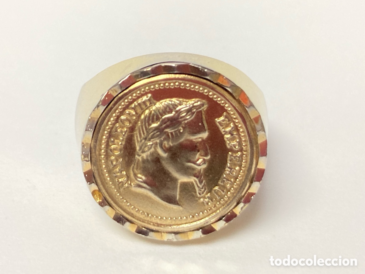 Joyeria: Sortija - sello dorado /S150 - Foto 1