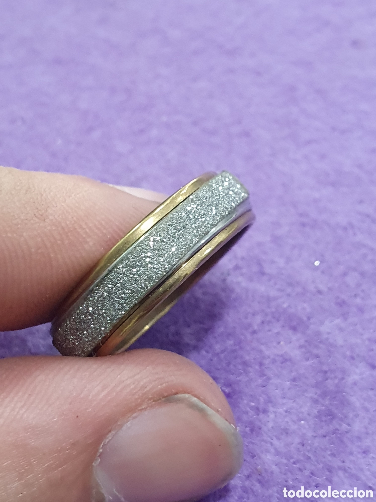 Joyeria: Anillo giratorio con cristales. (L9) - Foto 1