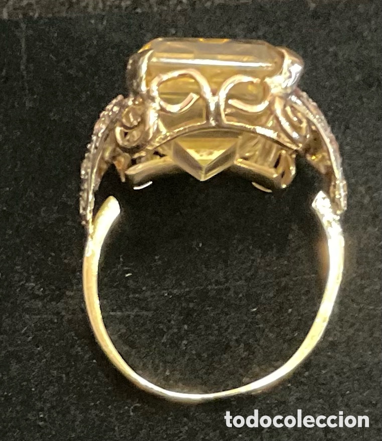Joyeria: Anillo de oro y cuarzo citrino - Foto 8