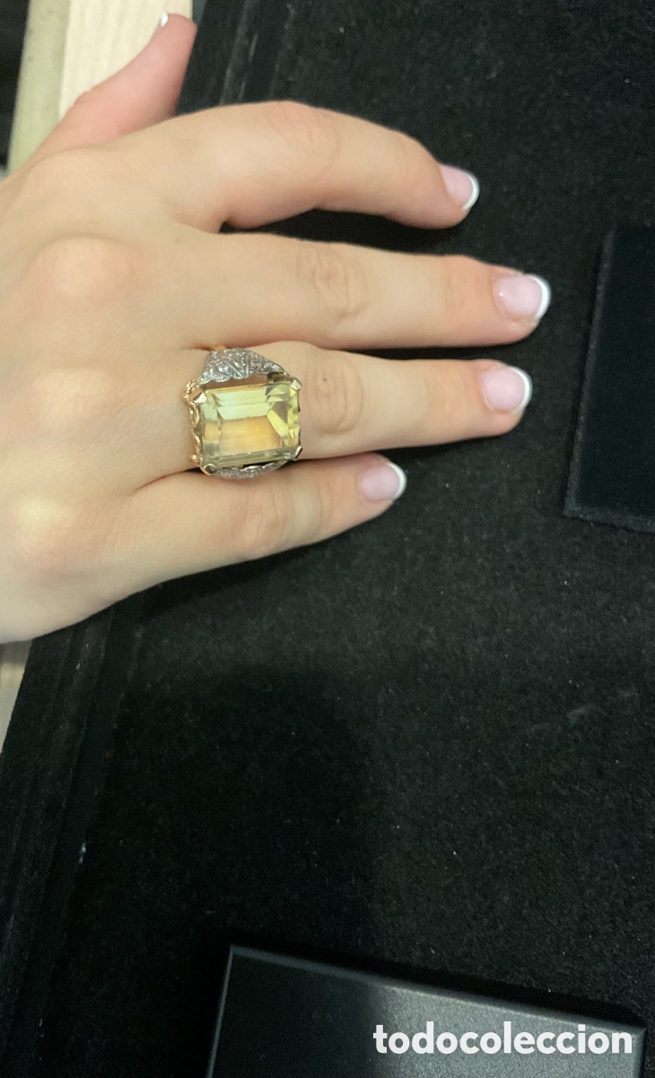 Joyeria: Anillo de oro y cuarzo citrino - Foto 9