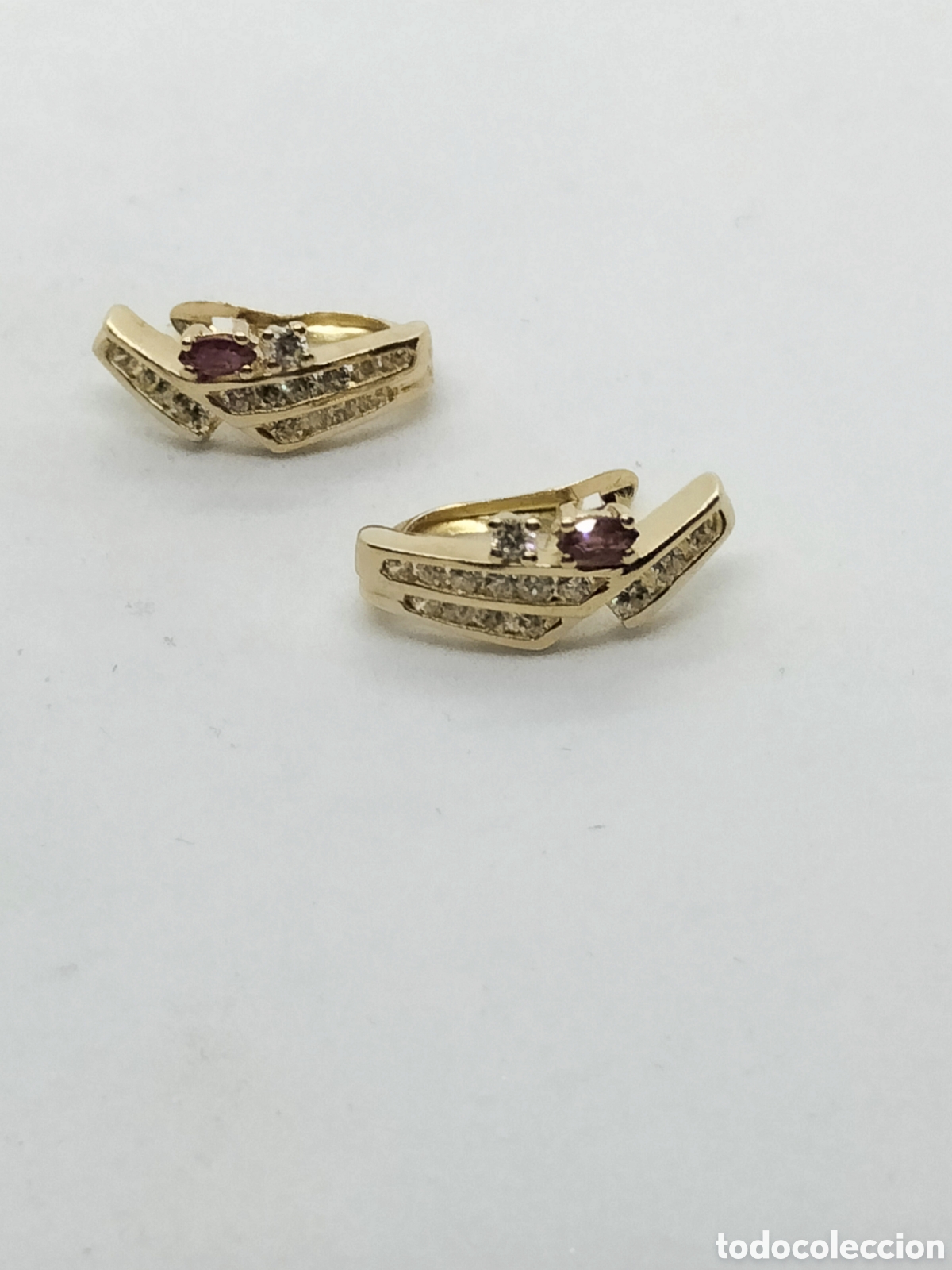 Joyeria: Pendientes en oro 18 kts. 3,35.-grms - Foto 1