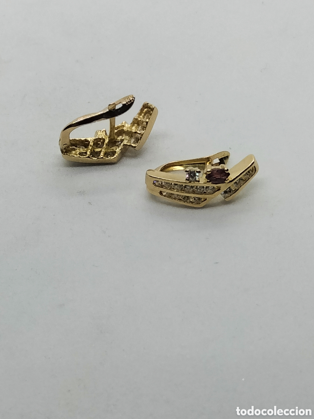 Joyeria: Pendientes en oro 18 kts. 3,35.-grms - Foto 2