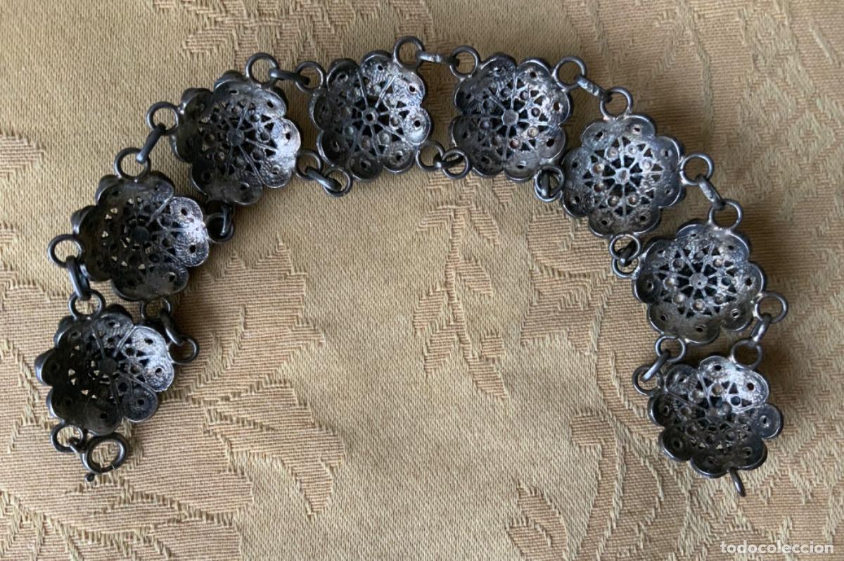 Joyeria: ANTIGUA PULSERA DE PLATA , BOT&Oacute;N CHARRO - Foto 15