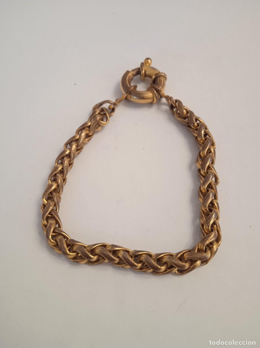 Joyeria: Pulsera chapada antigua - Foto 2