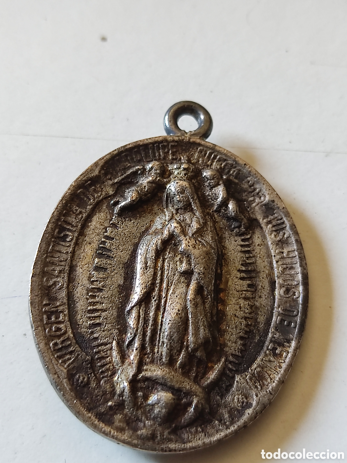Joyeria: Medalla coraz&oacute;n de Jes&uacute;s y virgen - Foto 2