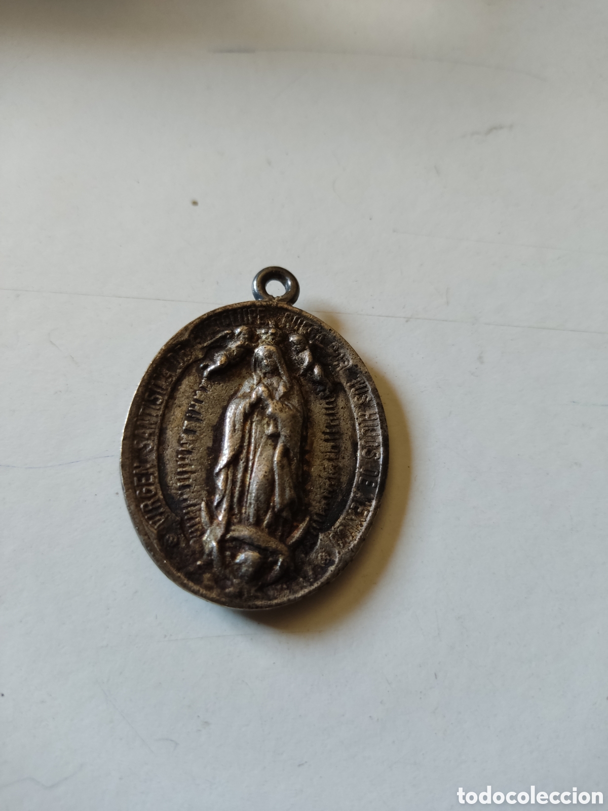 Joyeria: Medalla coraz&oacute;n de Jes&uacute;s y virgen - Foto 1