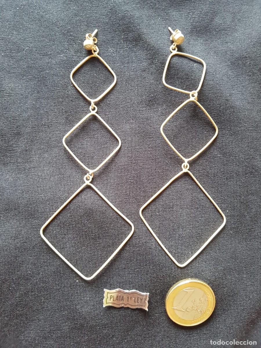 Joyeria: Pendientes de plata de ley 925. - Foto 1