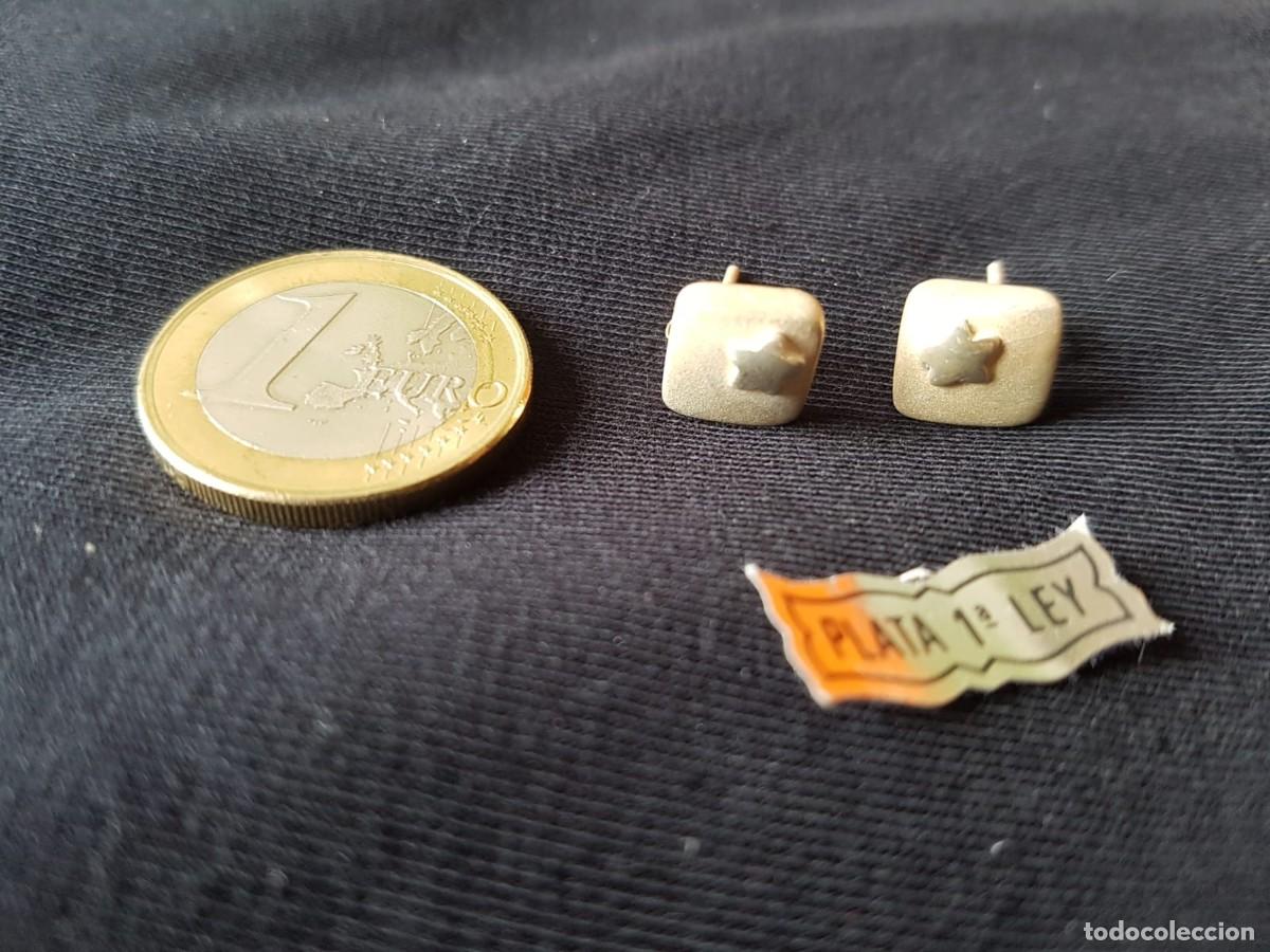 Joyeria: Pendientes de plata de ley 925. estrella . - Foto 1