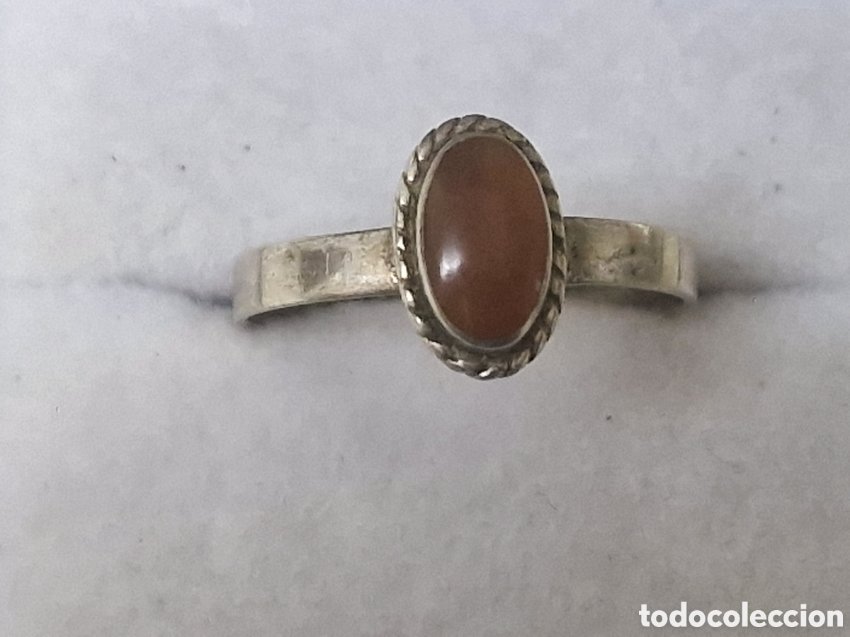 Joyeria: ANILLO DE PLATA CON PIEDRA ROJA - Foto 2