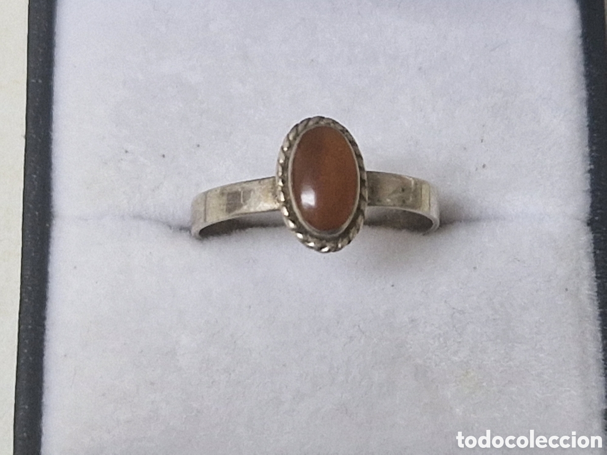 Joyeria: ANILLO DE PLATA CON PIEDRA ROJA - Foto 4