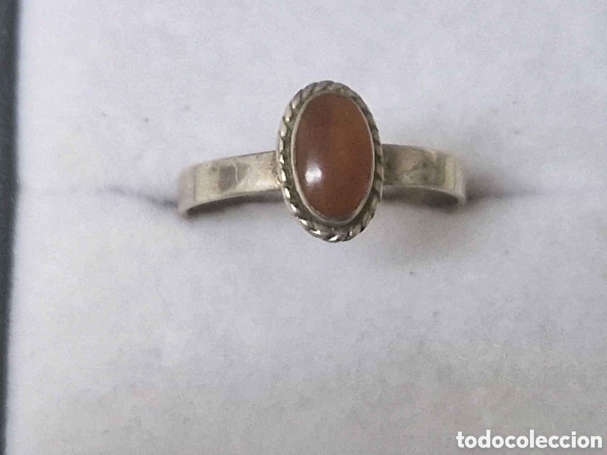 Joyeria: ANILLO DE PLATA CON PIEDRA ROJA - Foto 5