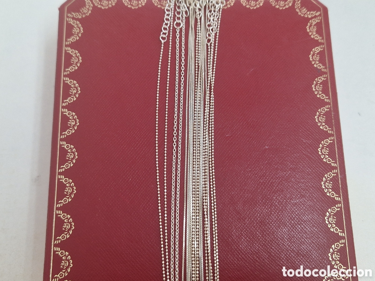 Joyeria: PRECIOSAS CADENAS DE PLATA RODIADA 45 CM - Foto 3