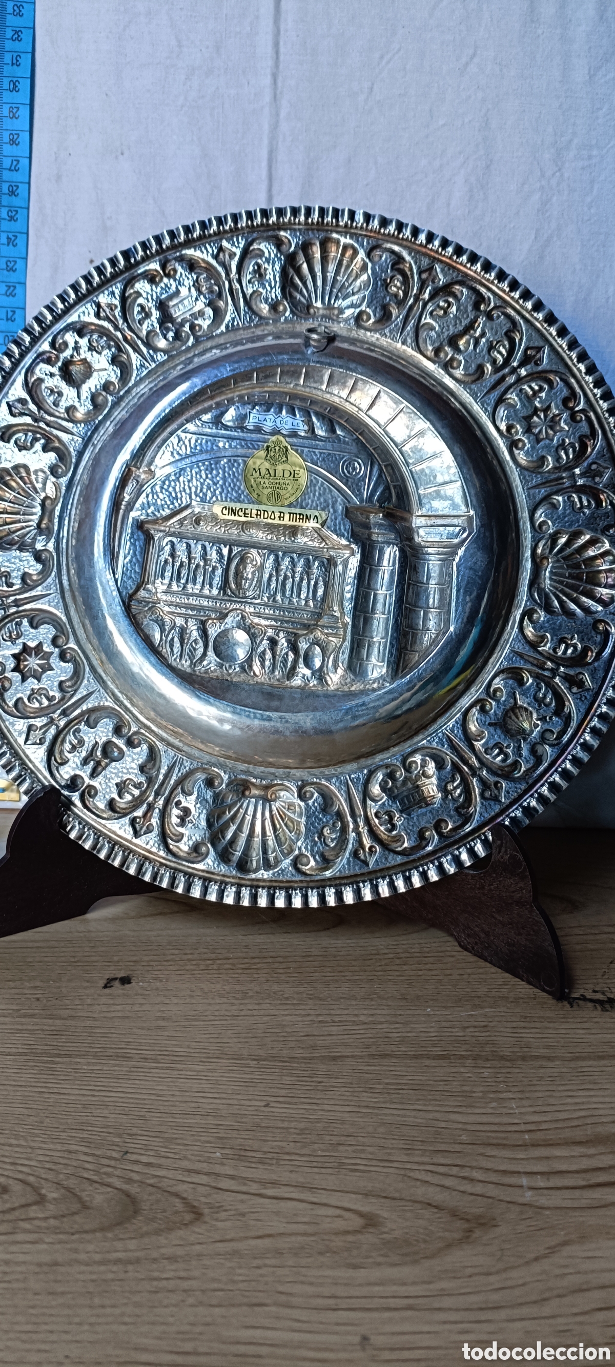 Joyeria: Plato plata urna Ap&oacute;stol Santiago - Foto 4