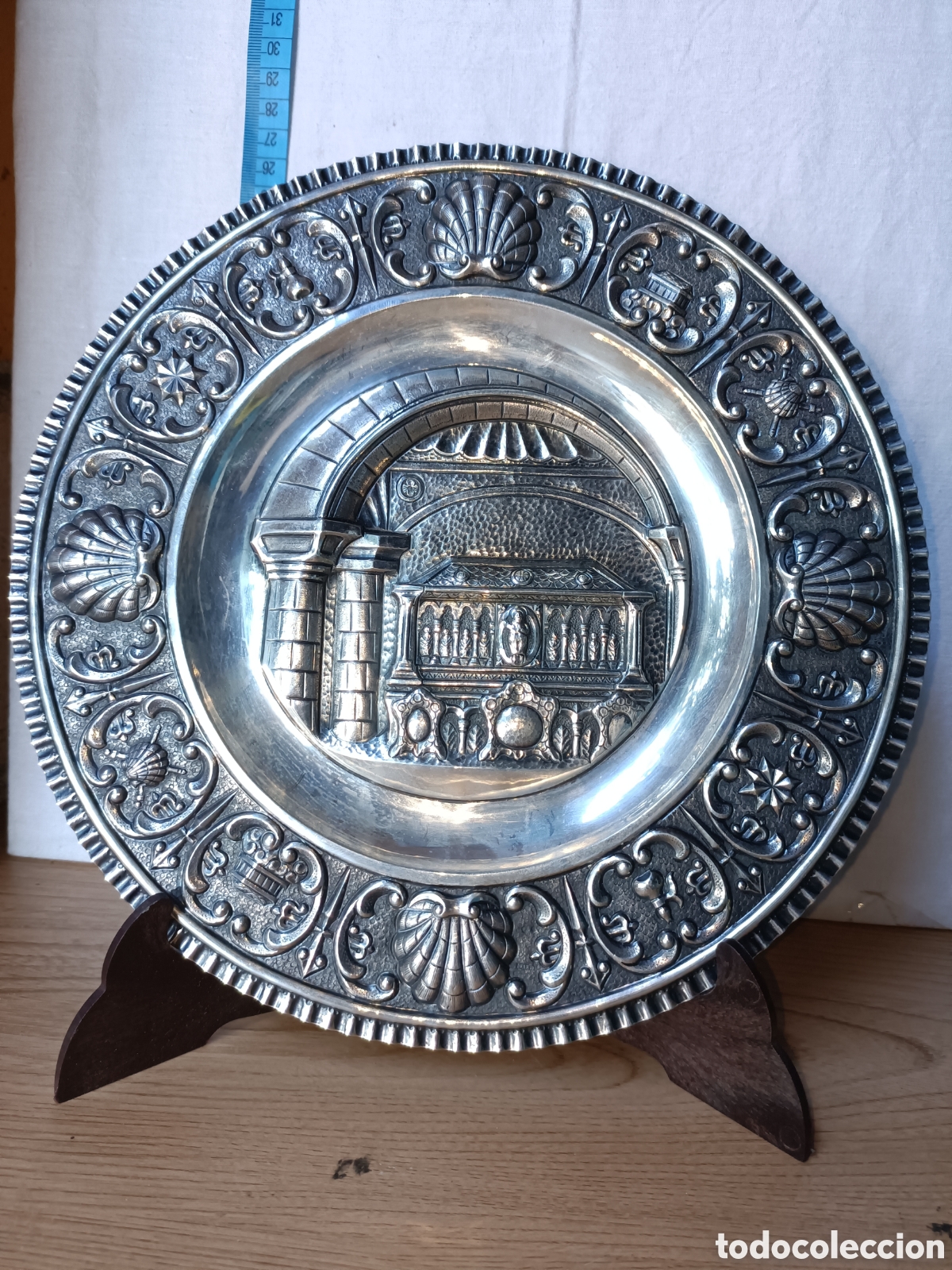 Joyeria: Plato plata urna Ap&oacute;stol Santiago - Foto 1