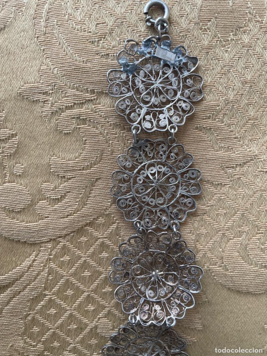 Joyeria: ANTIGUA PULSERA FILIGRANA DE PLATA - Foto 5