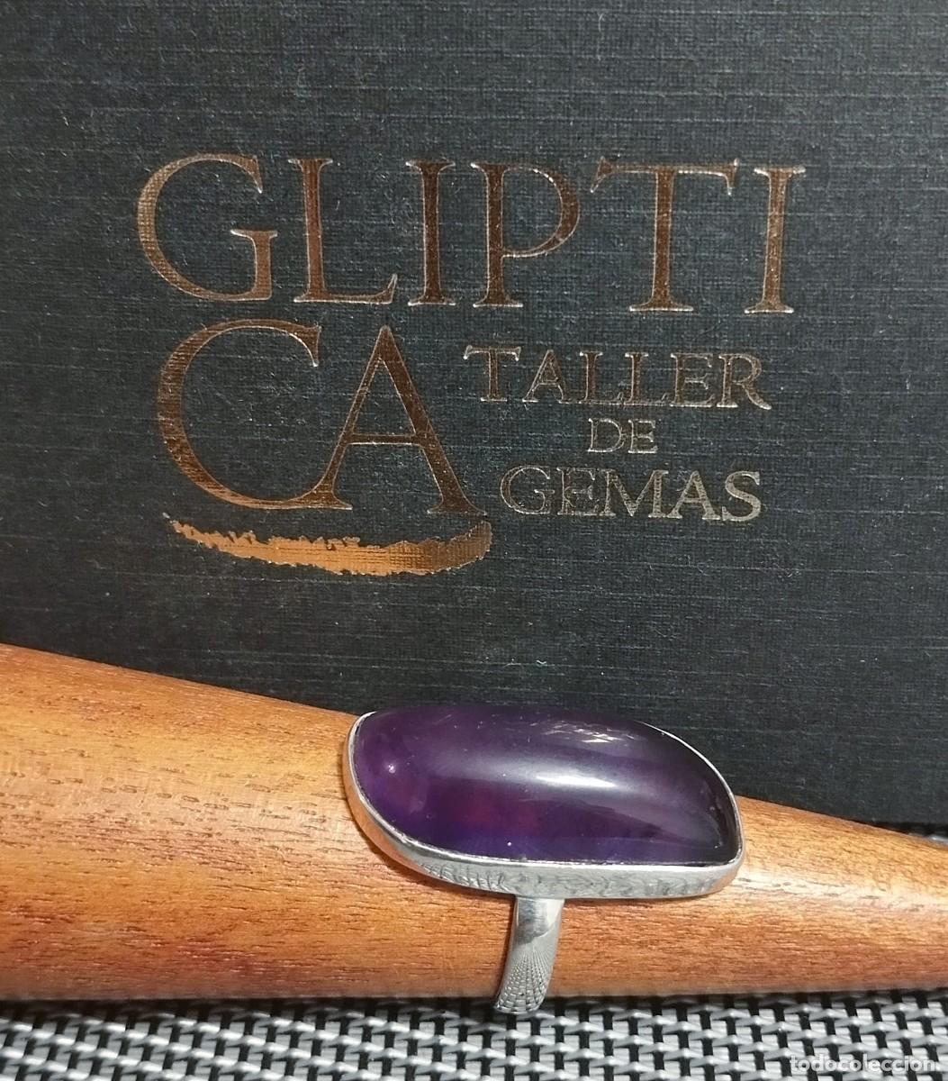 Joyeria: Anillo Amatista Uruguay y plata de ley - Foto 1