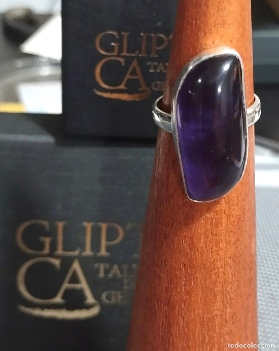 Joyeria: Anillo Amatista Uruguay y plata de ley - Foto 3