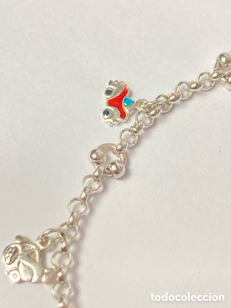 Joyeria: pulsera de plata con colgantes/PUL138 - Foto 2