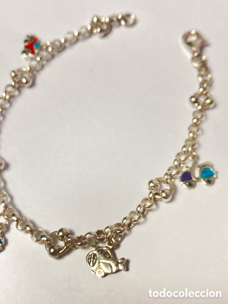 Joyeria: pulsera de plata con colgantes/PUL138 - Foto 3